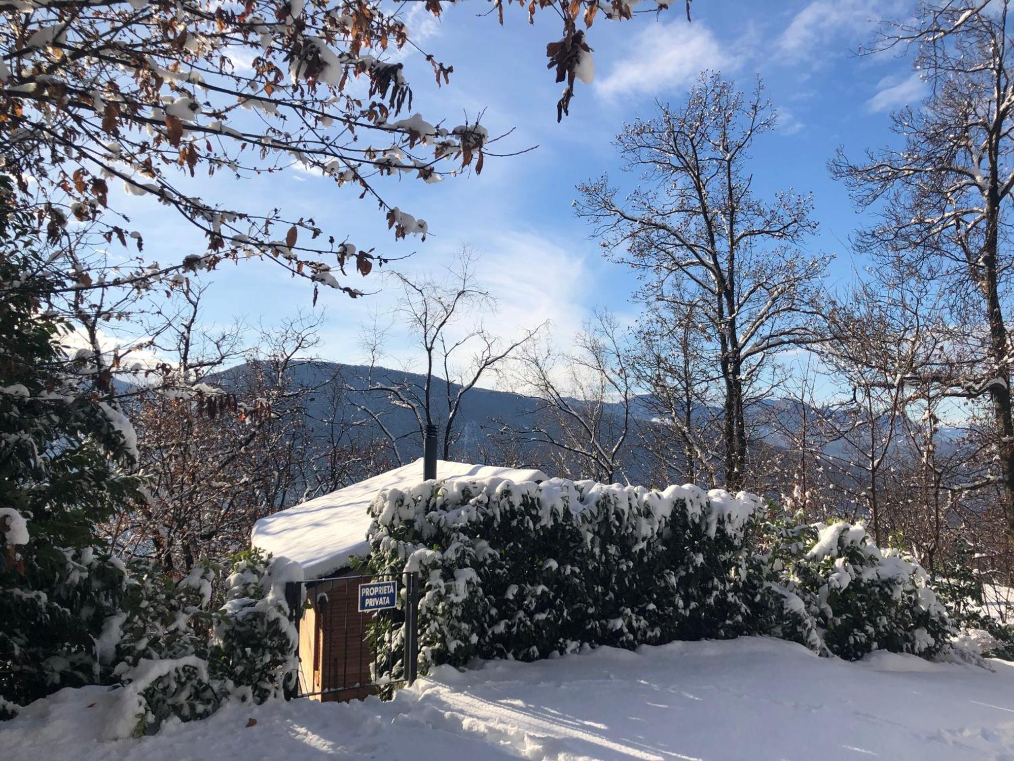 Astano "La Romantica" Rifugio Nel Bosco מראה חיצוני תמונה